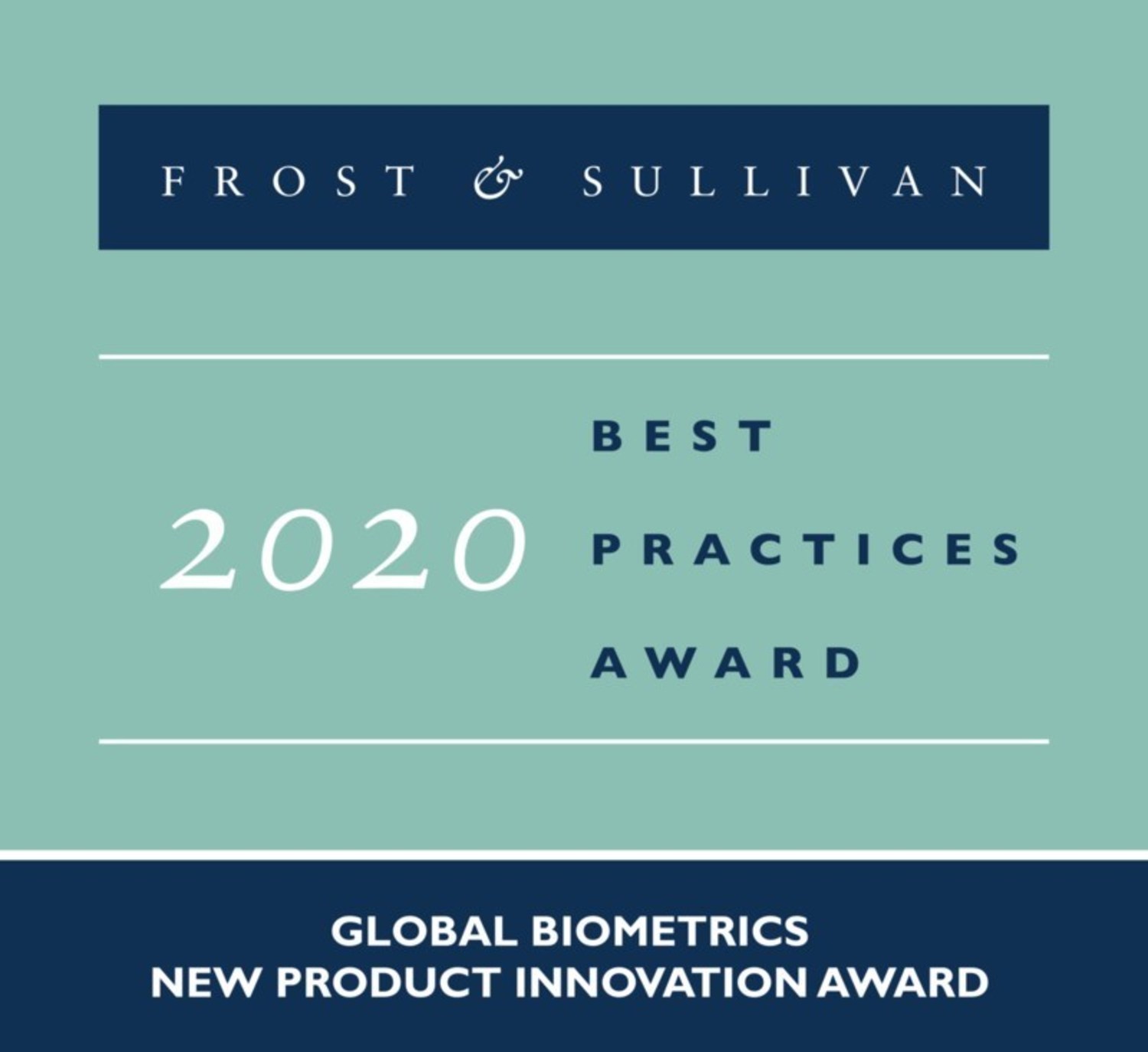Frost & Sullivan 2020 Best Practices Award